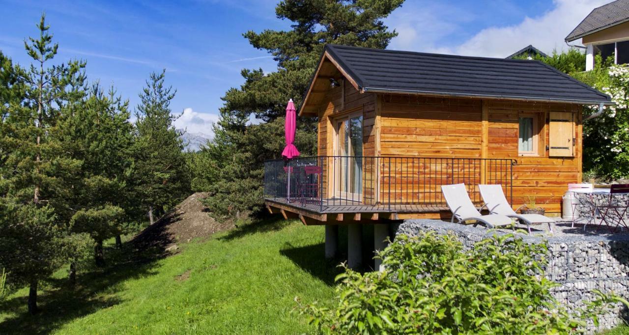 Clos Shambhala-Chalet D'Hotes Saint-Jean-Saint-Nicolas Exterior foto