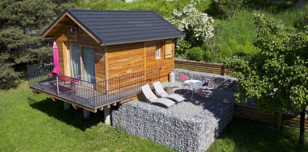 Clos Shambhala-Chalet D'Hotes Saint-Jean-Saint-Nicolas Exterior foto